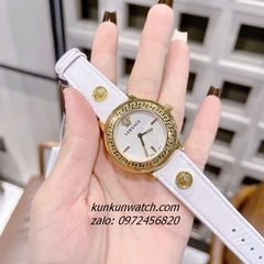 Đồng Hồ Nữ Versace V-Tribute Dây Da Trắng 36mm