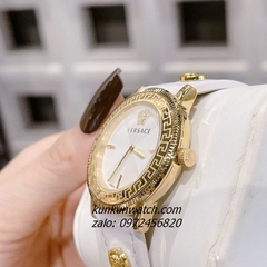 Đồng Hồ Nữ Versace V-Tribute Dây Da Trắng 36mm