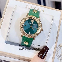 Đồng Hồ Nữ Versace V-Tribute Dây Da Xanh Lá 36mm 1