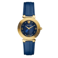 Đồng Hồ Nữ Versace Daphnis Nền Mặt Số Phá Cách - Xanh Vỏ Vàng - 36mm