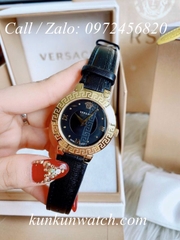 Đồng Hồ Nữ Versace Daphnis Nền Mặt Số Phá Cách - Đen Vỏ Vàng - 36mm