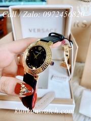 Đồng Hồ Nữ Versace Daphnis Nền Mặt Số Phá Cách - Đen Vỏ Vàng - 36mm