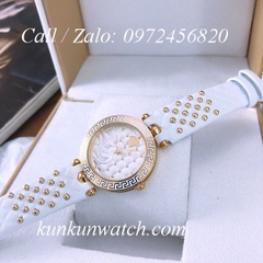 Đồng Hồ Nữ Versace Vanitas - Dây Da Trắng - 40mm