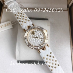 Đồng Hồ Nữ Versace Vanitas - Dây Da Trắng - 40mm