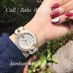 Đồng Hồ Nữ Versace Vanitas - Dây Da Trắng - 40mm