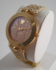 Đồng Hồ Nữ Versace Vanitas - Dây Da Nude - 40mm