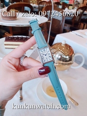 Đồng Hồ Nữ Longines Dolcevita  LGND023 - Dây Da Xanh - 19,8 x 24,5mm