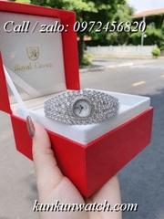 Đồng Hồ Nữ Royal Crown 5312 -  Dây Gắn Đá - 30mm