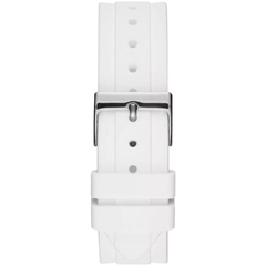 Đồng Hồ Nữ Guess W1098L1 Đính Đá Silver Dây Silicone 38mm
