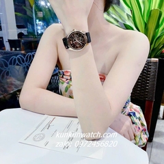 Đồng Hồ Nữ Michael Kors Jessa Oversize MK7266 Đính Đá 6 Kim Dây Silicone 40mm