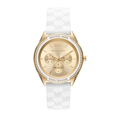 Đồng Hồ Nữ Michael Kors Jessa Oversize MK7267 Đính Đá 6 Kim Dây Silicone 40mm 1