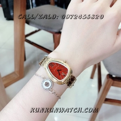 Đồng Hồ Nữ Bvlgari Serpent BGRNT047 - Dây Kim Loại ( Vàng Mặt Xanh )  - 33mm