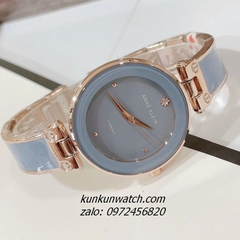 Đồng Hồ Nữ Anne Klein Dây Đá Ceramic Xanh Rose Gold 34mm