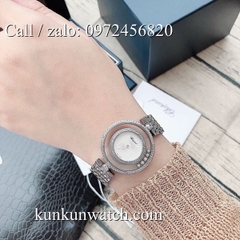 Đồng Hồ Nữ Chopard Happy Diamonds CPND021 - Dây Kim Loại Màu Bạc Mặt Trắng - 32mm