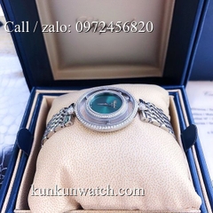 Đồng Hồ Nữ Chopard Happy Diamonds CPND023 - Dây Kim Loại Màu Bạc Mặt Xanh - 32mm