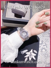 Đồng Hồ Nữ Chopard L'Heure Du Diamant Steel CPNT61 - Dây Kim Loại ( Màu Bạc ) - 32mm