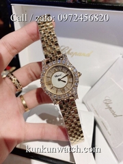 Đồng Hồ Nữ Chopard L'Heure Du Diamant Steel CPNT62 - Dây Kim Loại ( Màu Vàng ) - 32mm