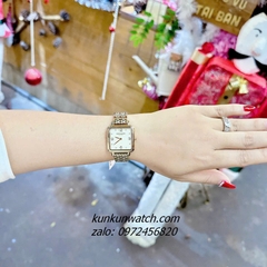 Đồng Hồ Nữ Coach Cass 14504495 Gold Mặt Vuông 28mm