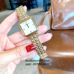 Đồng Hồ Nữ Coach Cass 14504495 Gold Mặt Vuông 28mm