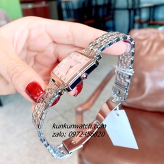 Đồng Hồ Nữ Coach Cass 14504497 Demi Rose Gold Mặt Vuông Hồng 28mm