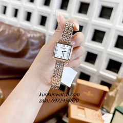 Đồng Hồ Nữ Coach Cass 14504532 Rose Gold Mặt Vuông 28mm