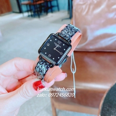 Đồng Hồ Nữ Coach Cass 14504533 Black Mặt Vuông 28mm