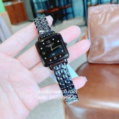 Đồng Hồ Nữ Coach Cass 14504533 Black Mặt Vuông 28mm