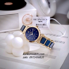 Đồng Hồ Nữ Coach Tristent Purple 14502462 Đá Ceramic Xanh Gold Mặt 30mm