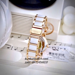 Đồng Hồ Nữ Coach Tristent Purple 14502463 Đá Ceramic Trắng Rose Gold Mặt 30mm
