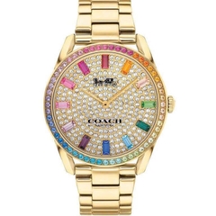 Đồng Hồ Nữ Coach Preston 14503657 Đính Đá Gold Mặt 36mm 1