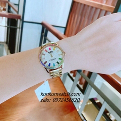 Đồng Hồ Nữ Coach Preston 14503657 Đính Đá Gold Mặt 36mm