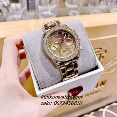 Đồng Hồ Nữ Guess GW0483L2 Đính Đá Gold 6 Kim 38mm