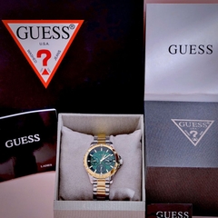 Đồng Hồ Nữ Guess GW0723L1 Đính Đá 6 Kim 35mm
