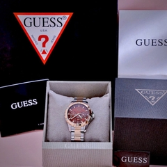 Đồng Hồ Nữ Guess GW0723L2 Đính Đá 6 Kim 35mm