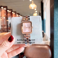 Đồng Hồ Nữ Guess Damenuhr GW0865L3 Đính Đá Demi Rose Gold Mặt Vuông 22mm