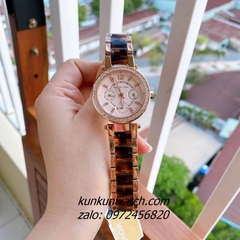 Đồng Hồ Nữ Michael Kors MK5841 Bezel Đính Đá Pha Lê 33mm