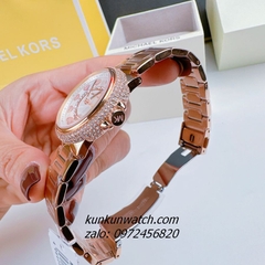 Đồng Hồ Nữ Michael Kors Camille MK4700 Đính Đá Rose Gold 33mm