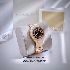 Đồng Hồ Nữ Michael Kors Kerry MK3397 Nền Mặt Xà Cừ Đính Đá Rose Gold 37mm
