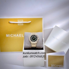 Đồng Hồ Nữ Michael Kors Kerry MK3409 Nền Mặt Xà Cừ Đính Đá Gold 37mm