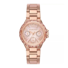 Đồng Hồ Nữ Michael Kors Camille MK7273 Đính Đá 6 Kim Rose Gold 33mm