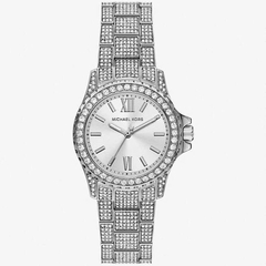 Đồng Hồ Nữ Michael Kors Mini Everest MKO1198 Đính Đá Vỏ Silver 33mm 1
