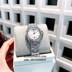Đồng Hồ Nữ Michael Kors Mini Everest MKO1198 Đính Đá Vỏ Silver 33mm
