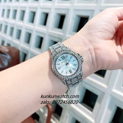 Đồng Hồ Nữ Michael Kors Mini Everest MKO1198 Đính Đá Vỏ Silver 33mm