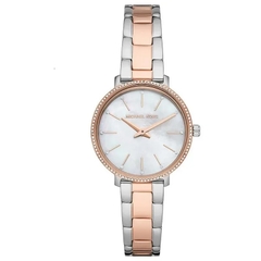 Đồng Hồ Nữ Michael Kors MK1065 Đính Đá Nền Xà Cừ Demi Rose Gold 33mm 1