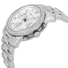 Đồng Hồ Nữ Michael Kors Runway MK5825 Chronograph Đính Đá Silver 38mm