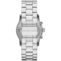 Đồng Hồ Nữ Michael Kors Runway MK5825 Chronograph Đính Đá Silver 38mm