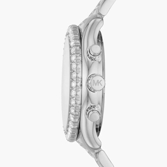 Đồng Hồ Nữ Michael Kors Layton MK6976 Đính Đá Chấu 6 Kim Silver 42mm
