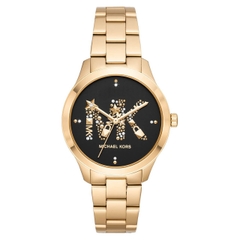 Đồng Hồ Nữ Michael Kors Runway MK6682 Gold Đính Đá 38mm 1