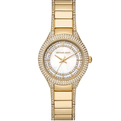 Đồng Hồ Nữ Michael Kors Outlet Sylvia MK4655 Nền Mặt Xà Cừ Đính Đá Gold 33mm 1