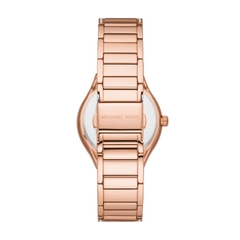Đồng Hồ Nữ Michael Kors Outlet Sylvia MK4656 Nền Mặt Xà Cừ Đính Đá Rose Gold 33mm
